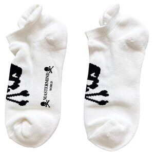 Mastermind World Logo Ankle Socks White